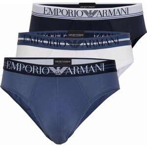 Emporio Armani Slipy noční modrá / tmavě modrá / bílá