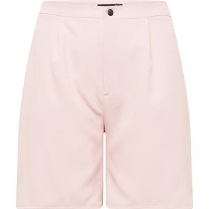 Missguided Plus Kalhoty světle růžová
