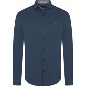 DENIM CULTURE Košile 'Martin' marine modrá / zelená