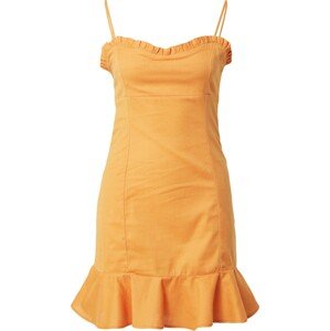 BRAVE SOUL Letní šaty jasně oranžová