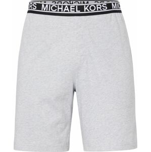 Michael Kors Kalhoty šedý melír / černá / offwhite