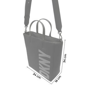 DKNY Nákupní taška 'Tilly' černá / bílá