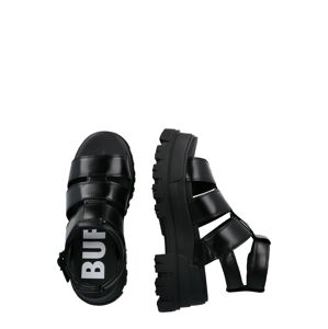 BUFFALO Páskové sandály 'Aspha' černá
