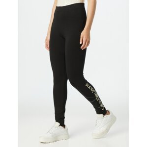 Calvin Klein Jeans Legíny starobéžová / tmavě šedá / černá