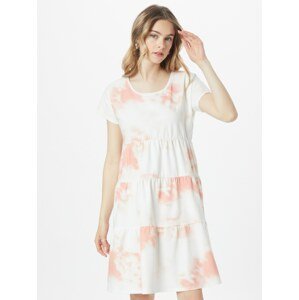 Frogbox Letní šaty růžová / bílá