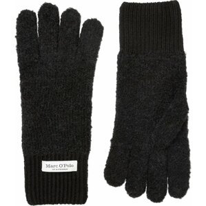Marc O'Polo Prstové rukavice černá / bílá