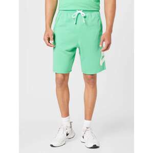Nike Sportswear Kalhoty 'CLUB ALUMNI' mátová / bílá