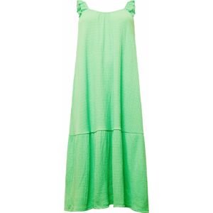 PIECES Curve Letní šaty světle zelená