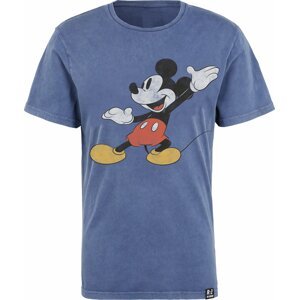 Recovered Tričko 'Mickey Mouse' modrá / žlutá / červená / bílá