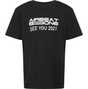 ABOUT EVERYONE Tričko 'Airbeat' černá