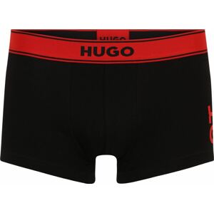 HUGO Boxerky 'EXCITE' červená / černá