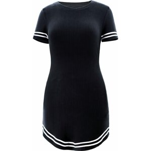 AIKI KEYLOOK Letní šaty 'Firefly' černá / bílá