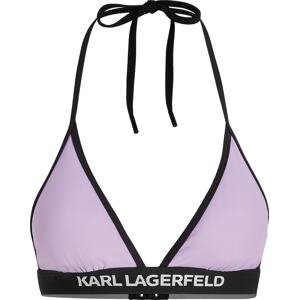 Karl Lagerfeld Horní díl plavek lenvandulová / černá / bílá