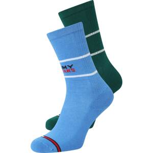 Tommy Hilfiger Underwear Ponožky modrá / tmavě zelená / mix barev