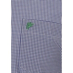 DENIM CULTURE Košile ' ERIC ' královská modrá / zelená / bílá