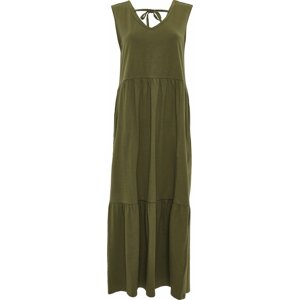 Threadbare Letní šaty 'Byers Tiered' olivová