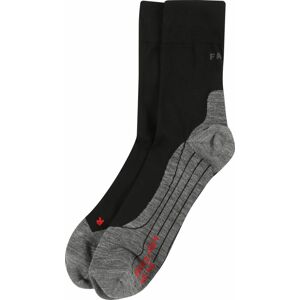 FALKE Sportovní ponožky 'RU4' šedá / červená / černá