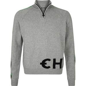 CHIEMSEE Sportovní svetr šedý melír / černá