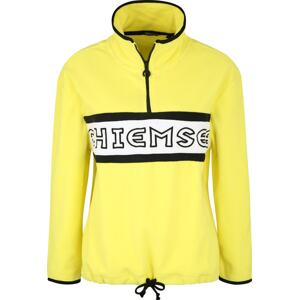 CHIEMSEE Sportovní svetr žlutá / černá / bílá