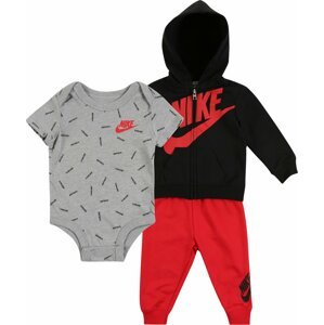 Nike Sportswear Sada šedá / červená / černá