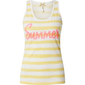 Key Largo Top 'Summer' žlutá / pink / bílá