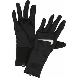 NIKE Accessoires Sportovní rukavice 'Sphere' černá / bílá