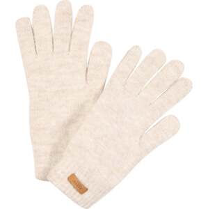 Barts Prstové rukavice béžová / krémová / přírodní bílá