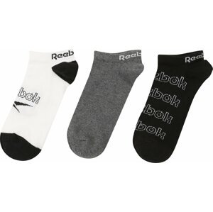 Reebok Sport Sportovní ponožky šedý melír / černá / bílá