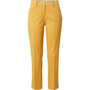 BRAX Kalhoty s puky 'Mara' zlatě žlutá