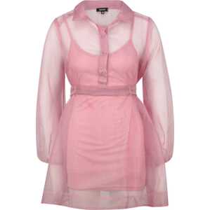 Missguided Petite Košilové šaty pink