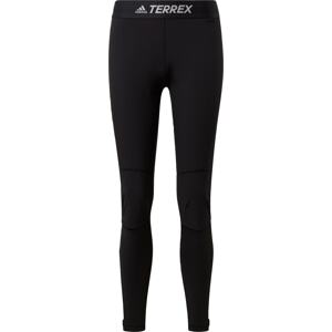 ADIDAS TERREX Sportovní kalhoty 'Agravic' černá / bílá