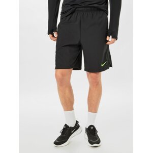 NIKE Sportovní kalhoty 'Flex'  světle zelená / černá