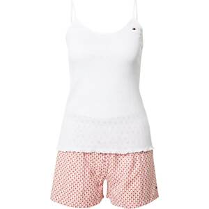 Tommy Hilfiger Underwear Pyžamo 'CAMI' růžová / červená / bílá