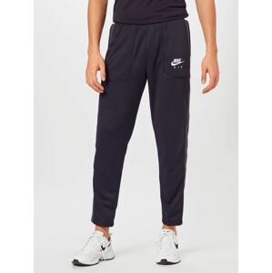 Nike Sportswear Kalhoty grafitová / černá / bílá