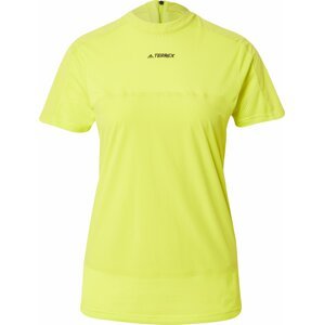 ADIDAS TERREX Funkční tričko 'Zupahike' žlutá / černá