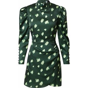 GLAMOROUS Šaty smaragdová / světle zelená