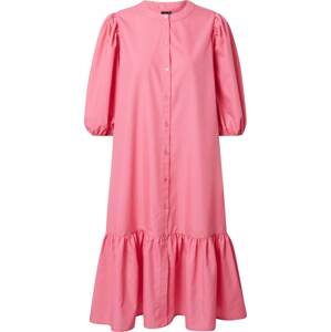 Gina Tricot Košilové šaty 'Slogan' pink