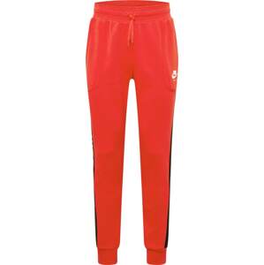 Nike Sportswear Kalhoty oranžově červená / černá