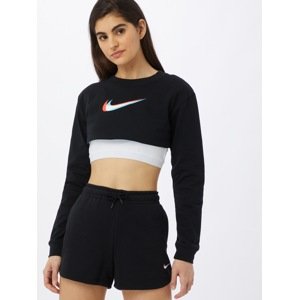 Nike Sportswear Mikina světlemodrá / korálová / černá / bílá