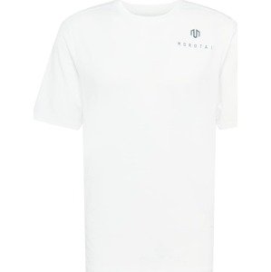 MOROTAI Funkční tričko tmavě šedá / přírodní bílá
