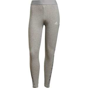 ADIDAS SPORTSWEAR Sportovní kalhoty stříbrně šedá / šedý melír / bílá