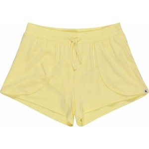 Abercrombie & Fitch Kalhoty světle žlutá