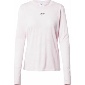 Reebok Sport Funkční tričko 'Burnout' pastelově růžová / černá