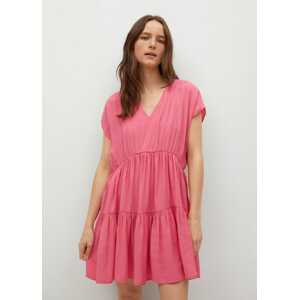 MANGO Letní šaty 'Siren' pink