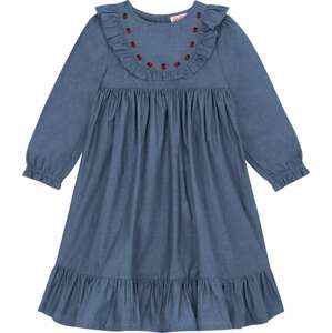 Cath Kidston Šaty 'Isabella' chladná modrá / červená / černá
