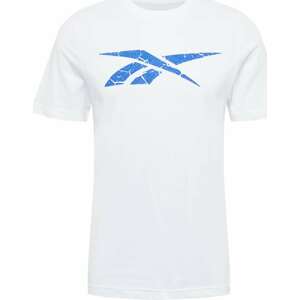 Reebok Sport Funkční tričko 'Vector' modrá / bílá
