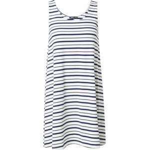 DeFacto Letní šaty námořnická modř / bílá
