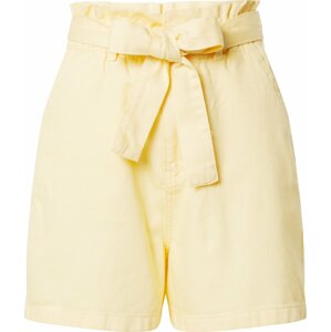 DeFacto Kalhoty pastelově žlutá