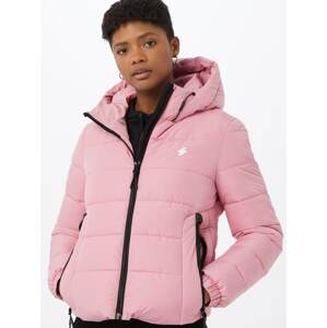 Superdry Zimní bunda růžová