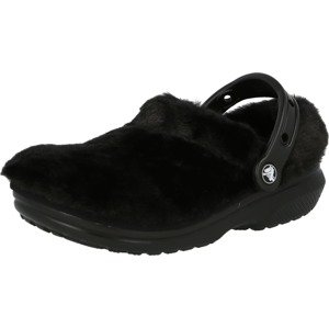 Crocs Pantofle 'Classic Fur Sure' černá